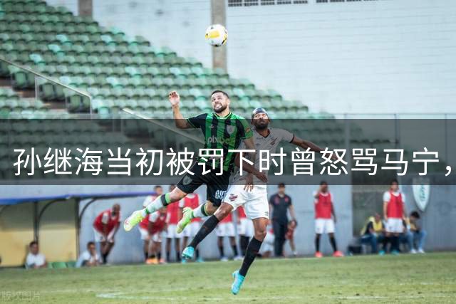 孙继海当初被罚下时曾怒骂马宁，现在表示他可能觉得我累了